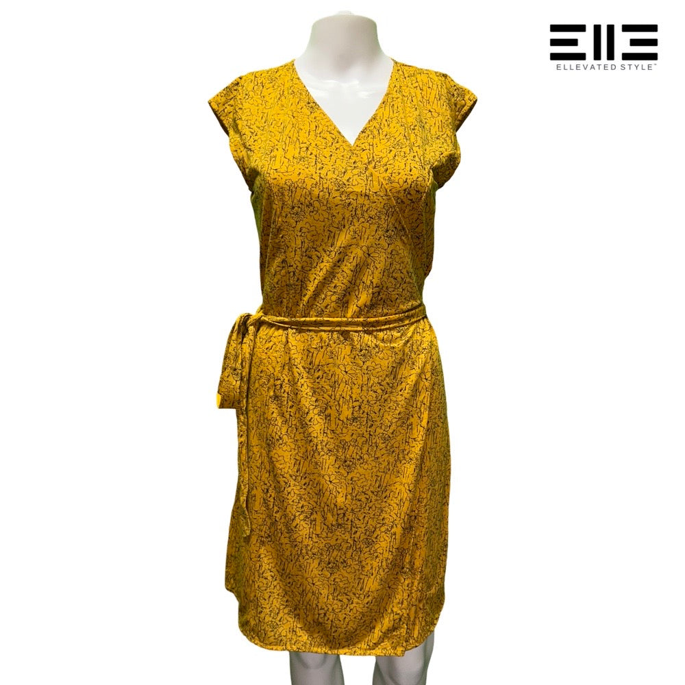 Wrap Style Fitted Sundress