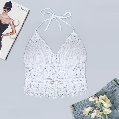 Crochet Bra Top w/pads