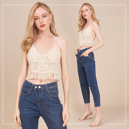 Crochet Bra Top w/pads