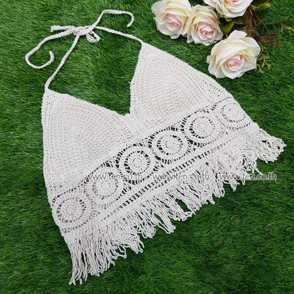 Crochet Bra Top w/pads