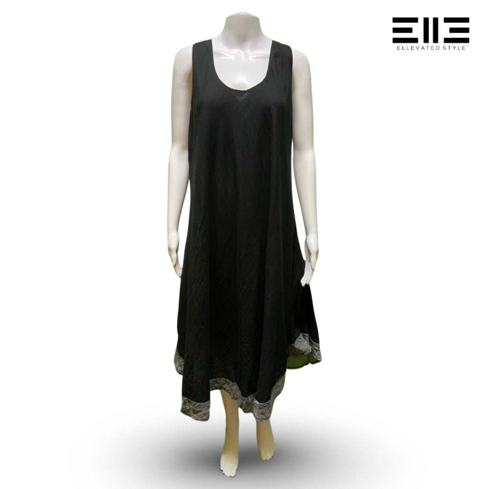 Cotton Lightweight Wrinkle Dress Lined