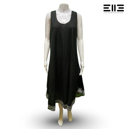 Cotton Lightweight Wrinkle Dress Lined