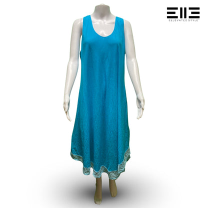Cotton Lightweight Wrinkle Dress Lined