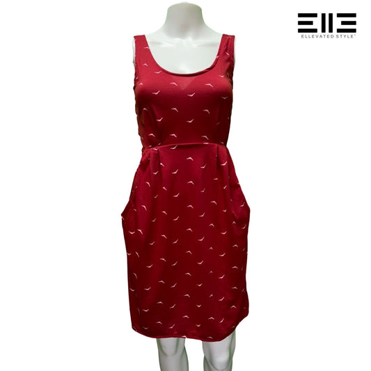 Sleeveless Fitted Sundress w/ pockets & Elastic Back